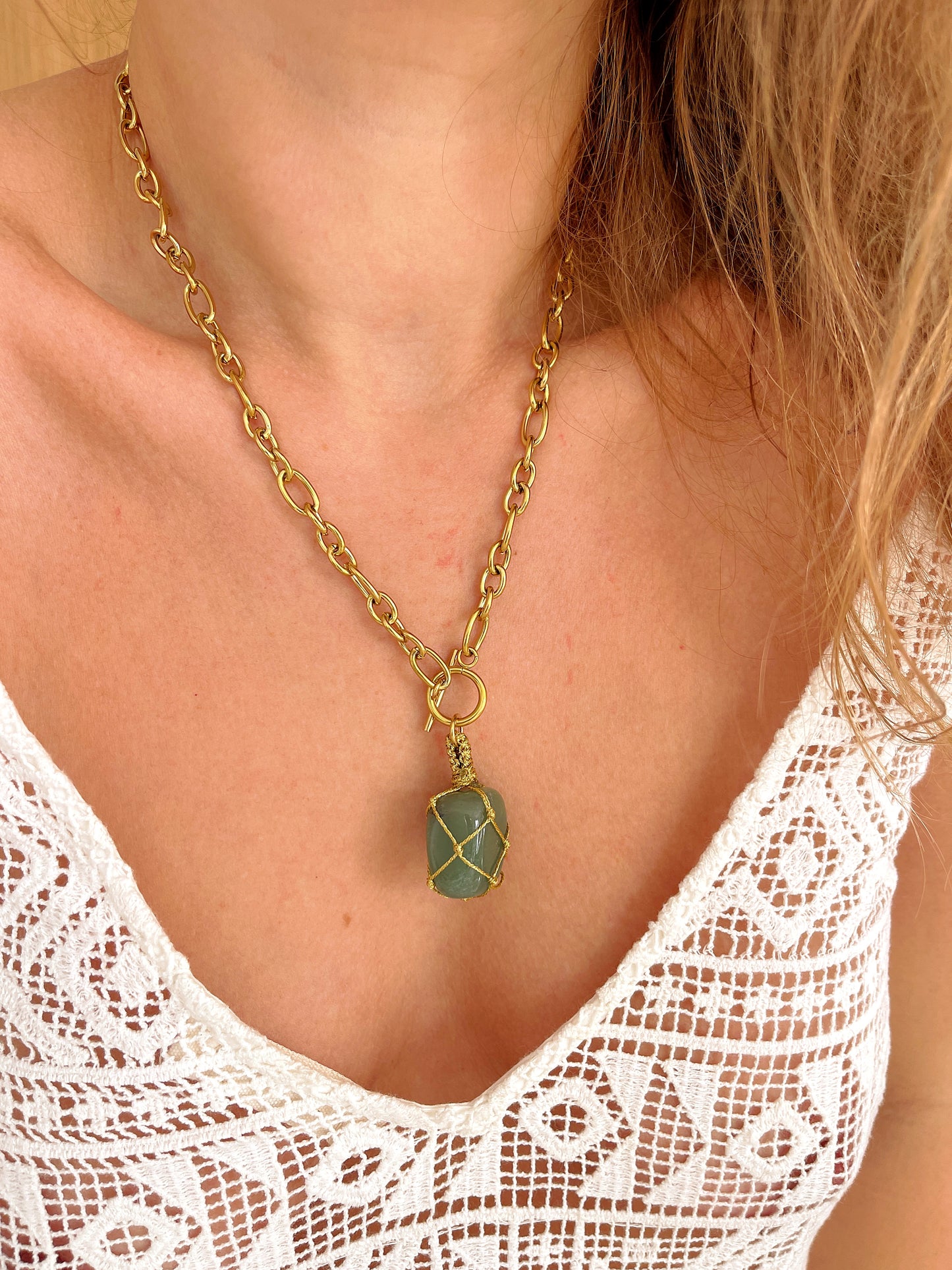 Collier LOLY - Aventurine