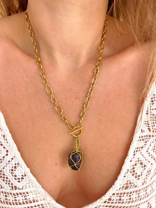 Collier LOLY - Améthyste