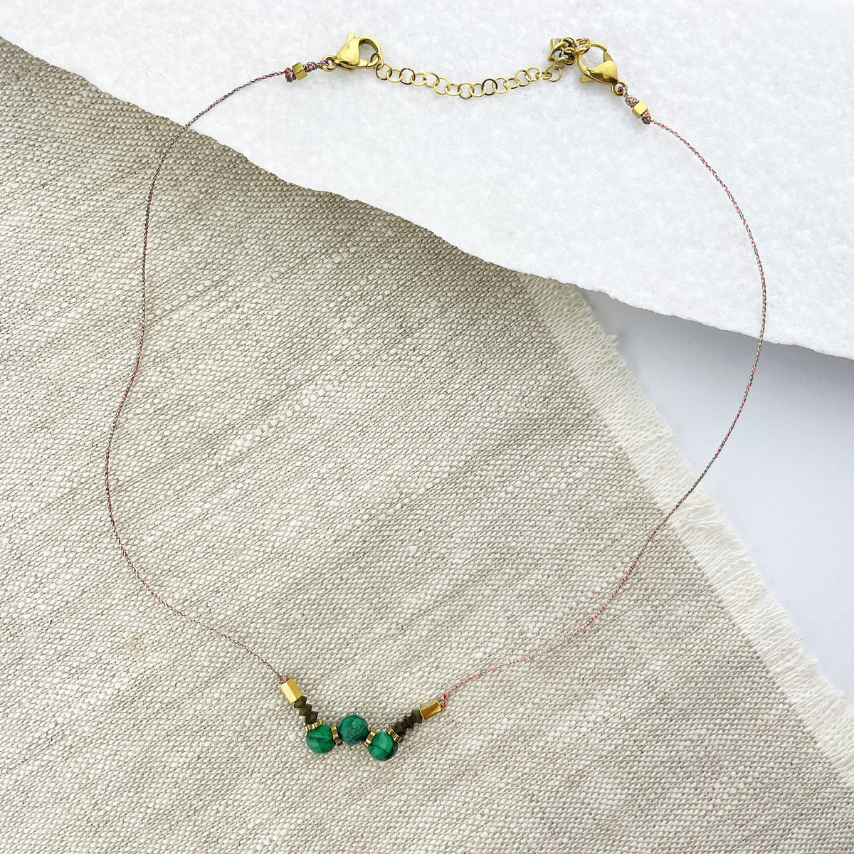 Collier MARTIN - malachite
