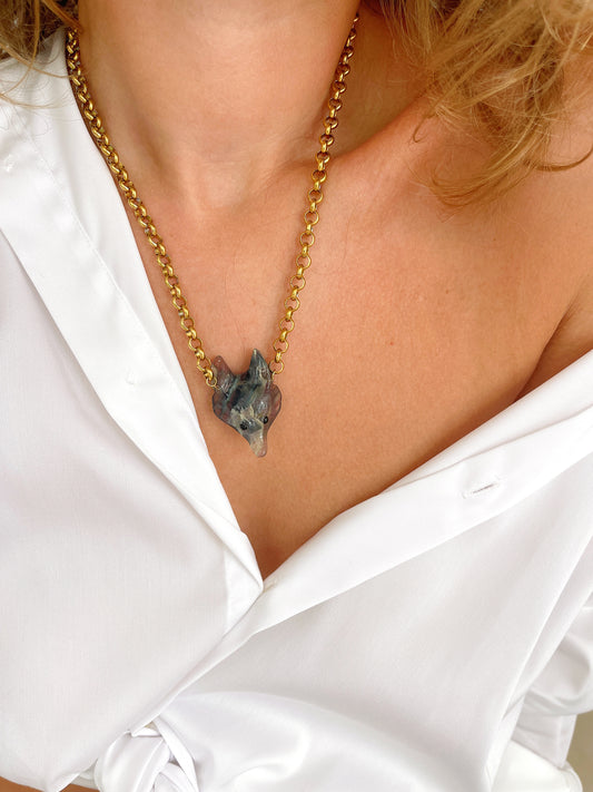 Collier ROCH - Fluorite