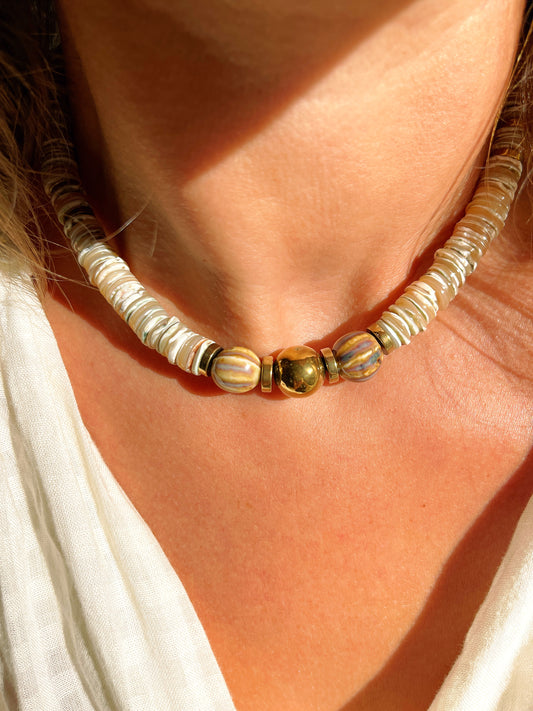 Collier THELMA - Neige