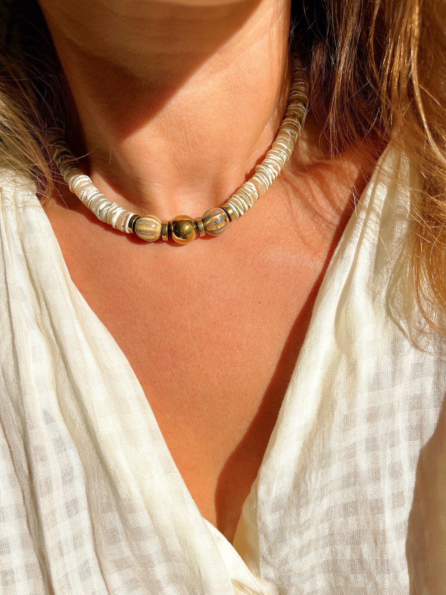 Collier THELMA - Neige