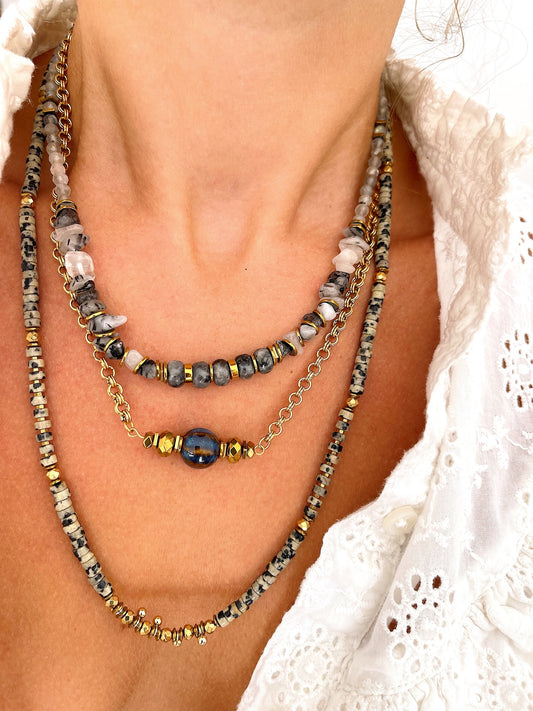 Collier MARIUS - labradorite