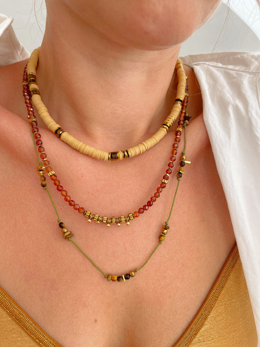 Collier OTIS - noisette