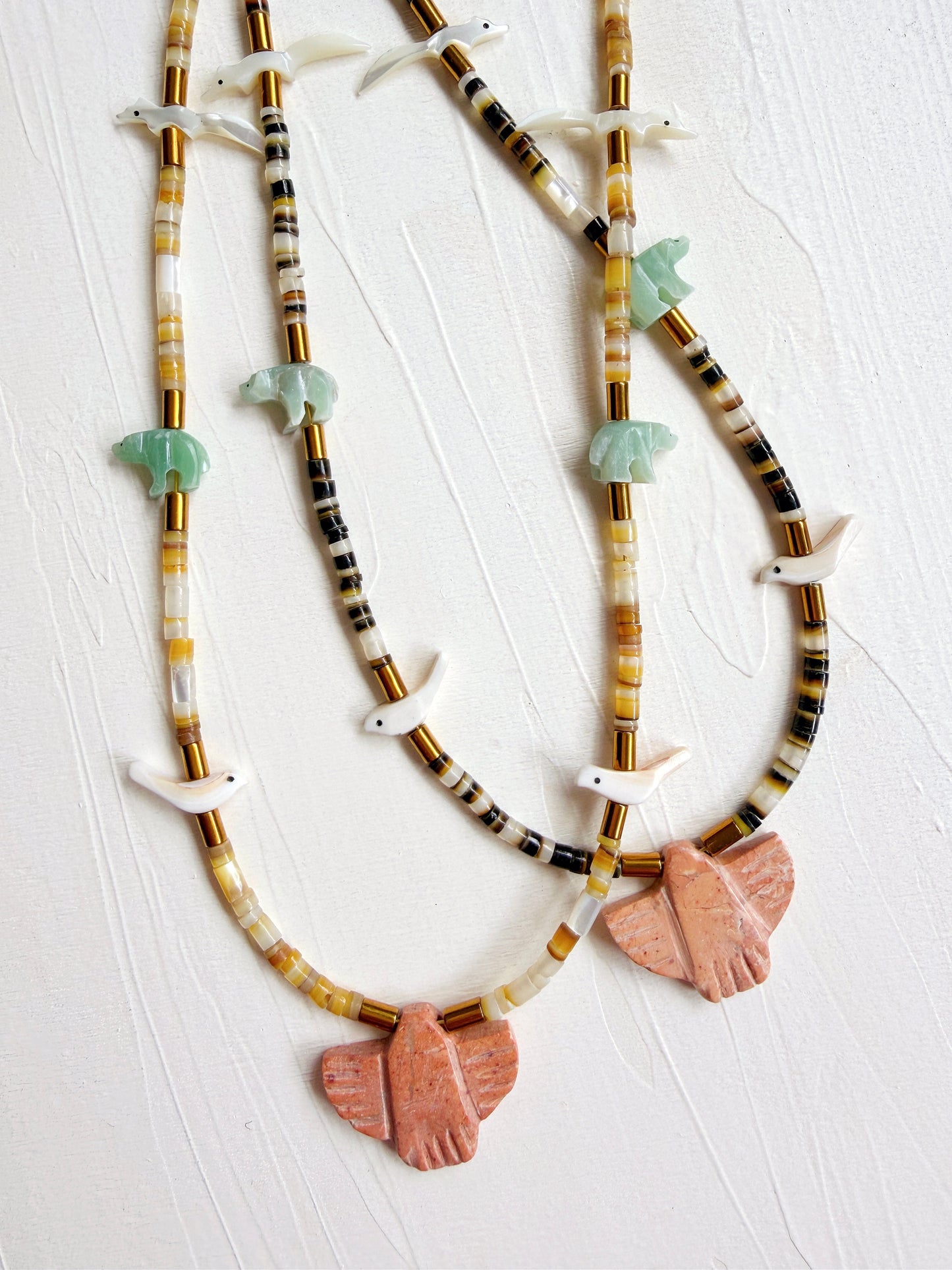 Collier UNIA - Bouton d'or