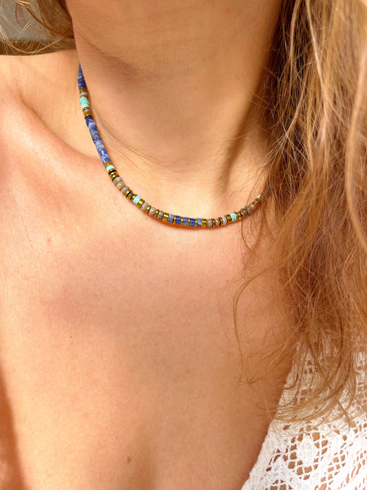 Collier SILAS - Sodalite