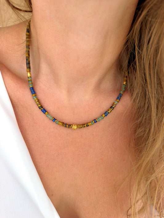 Collier VALEN - Oeil de tigre