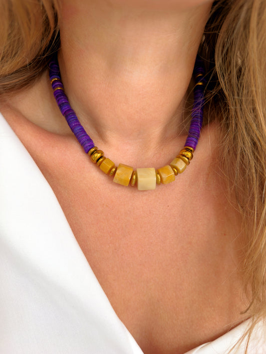 Collier VICENS - Purple