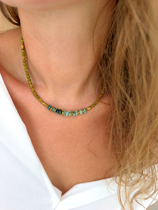 Collier VITO - Turquoise africaine