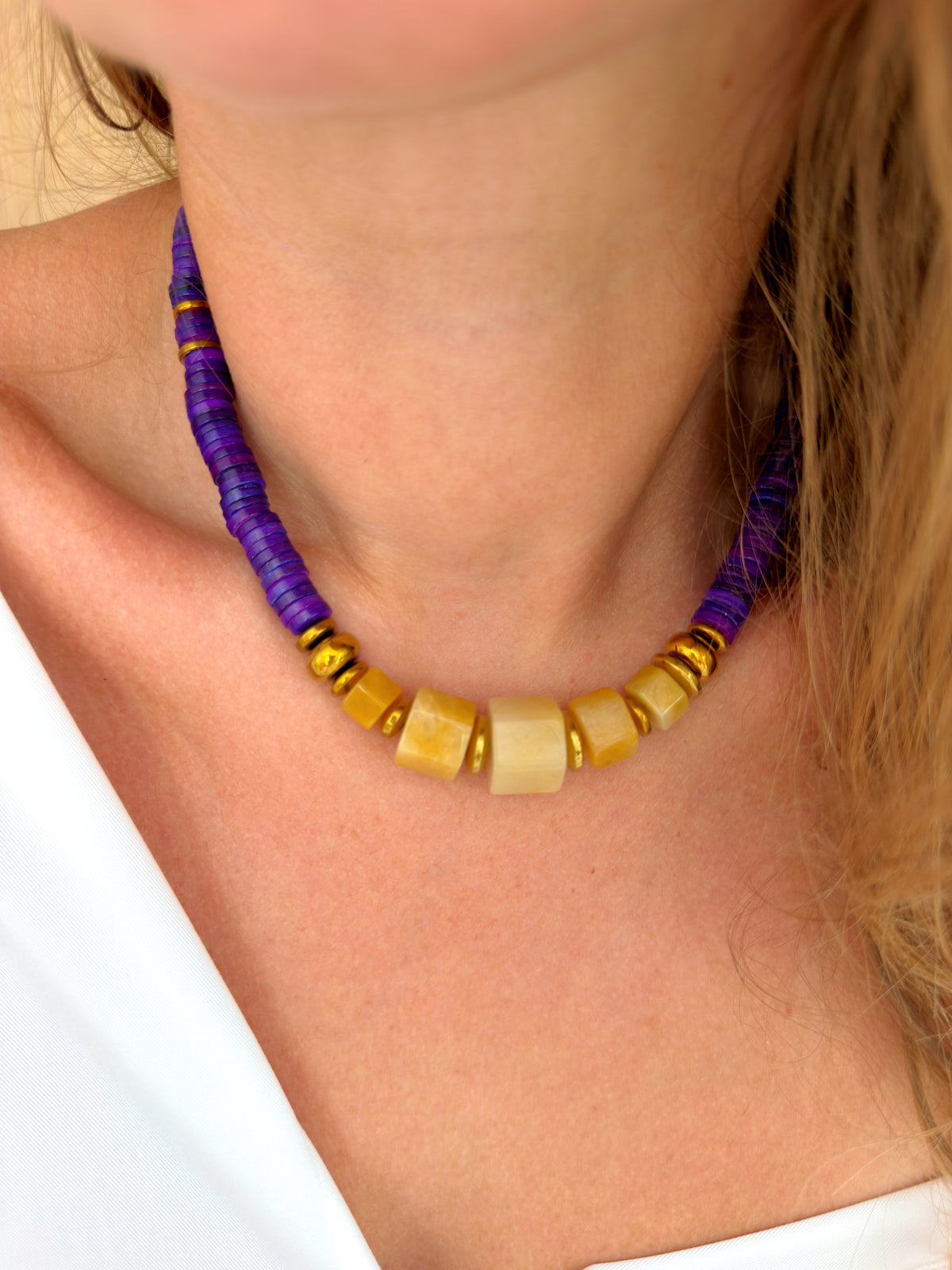 Collier VICENS - Purple