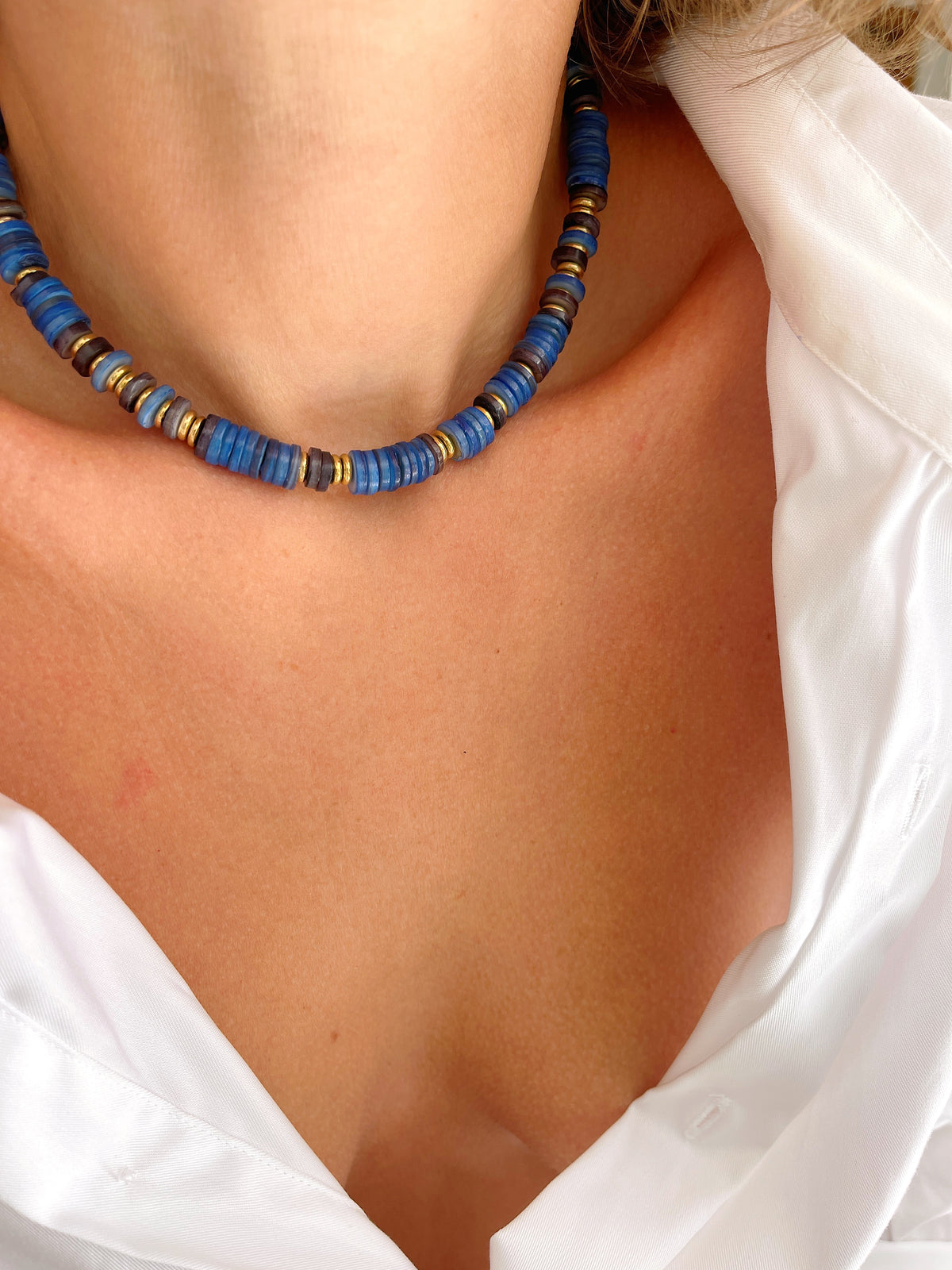 Collier ROSETTA - marine