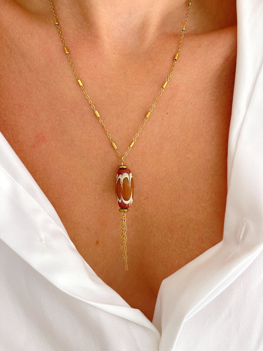 Collier RUBY - paprika