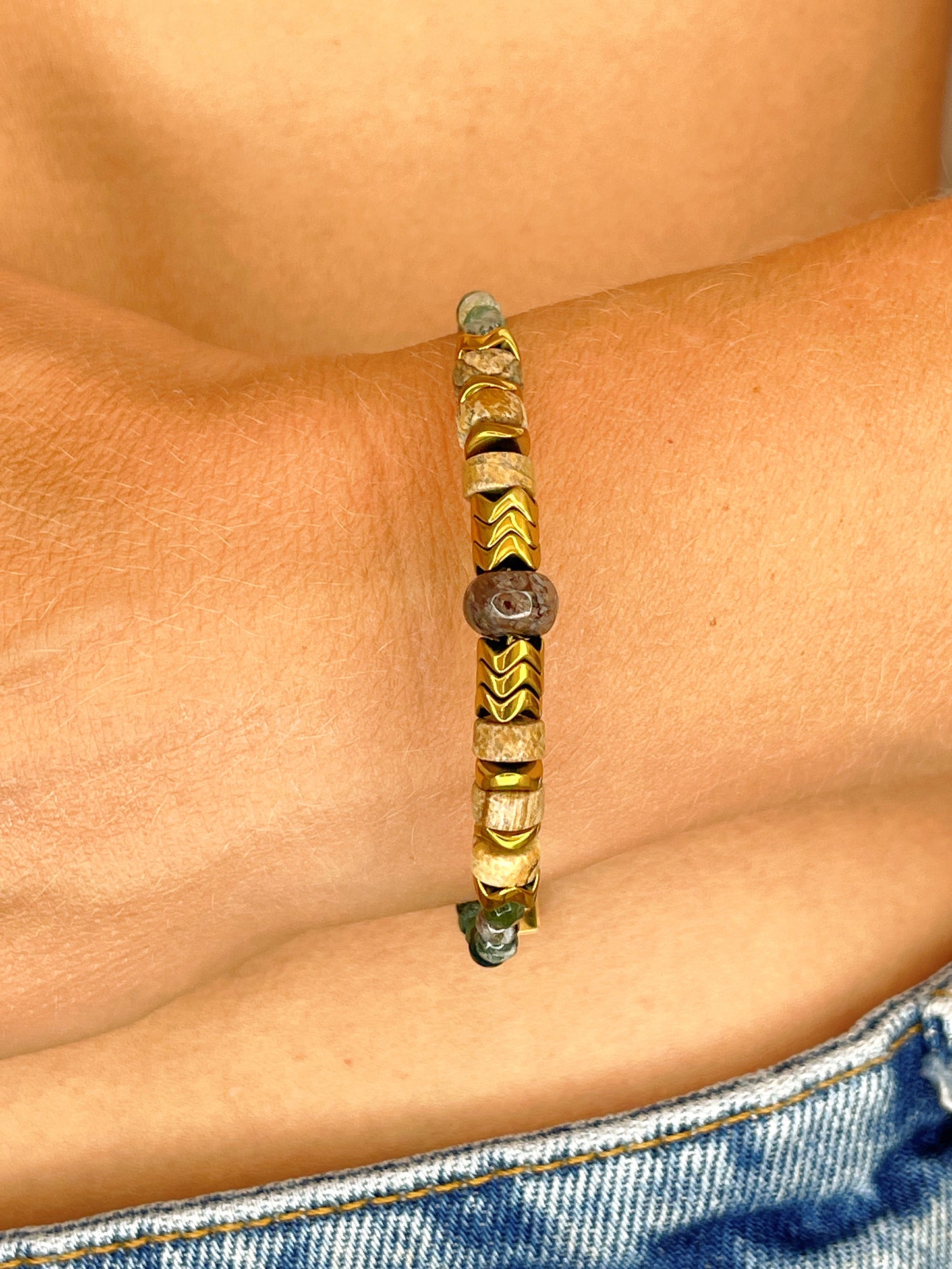 Bracelet OUMA - Agate indienne