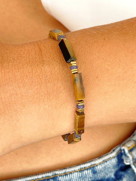 Bracelet TESSA - Oeil de tigre