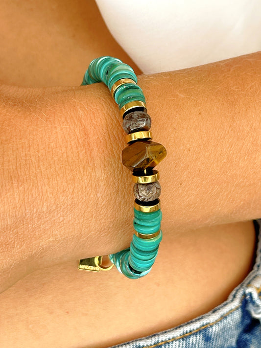 Bracelet TOINON - Emeraude