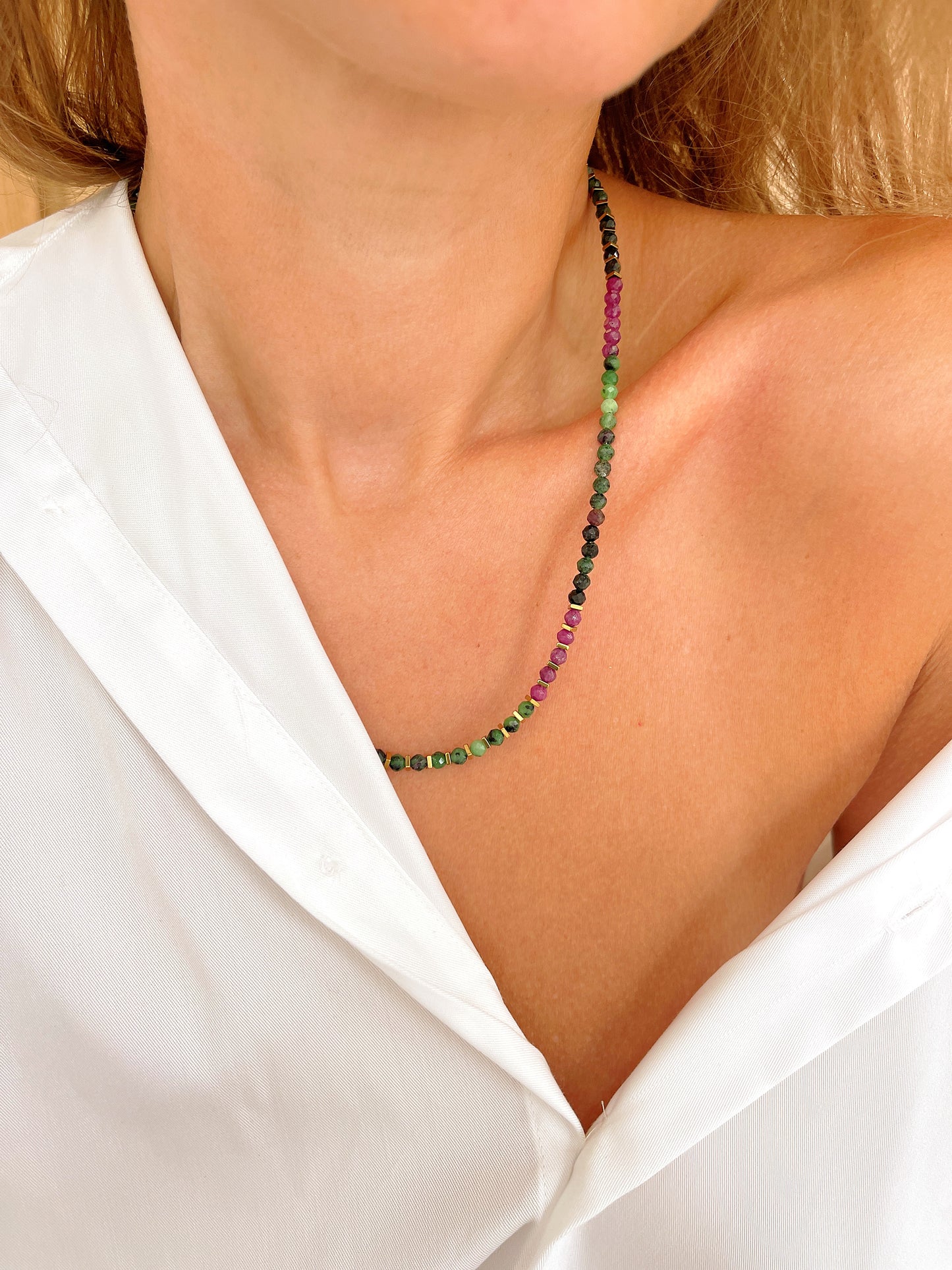 Collier THELMANE - Orchidée