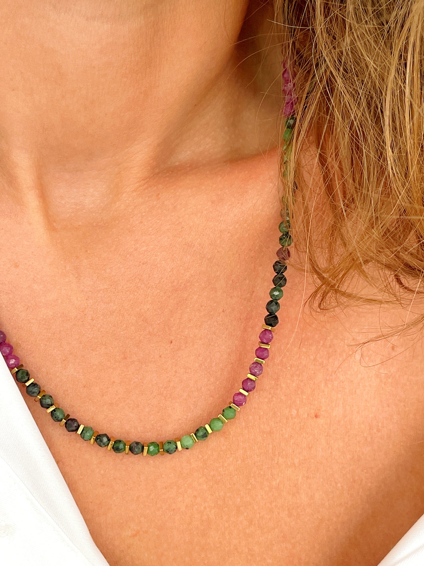 Collier THELMANE - Orchidée