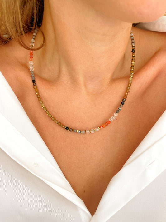 Collier THELMANE - Crème brûlée