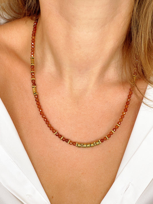 Collier TANGUY - Grenat