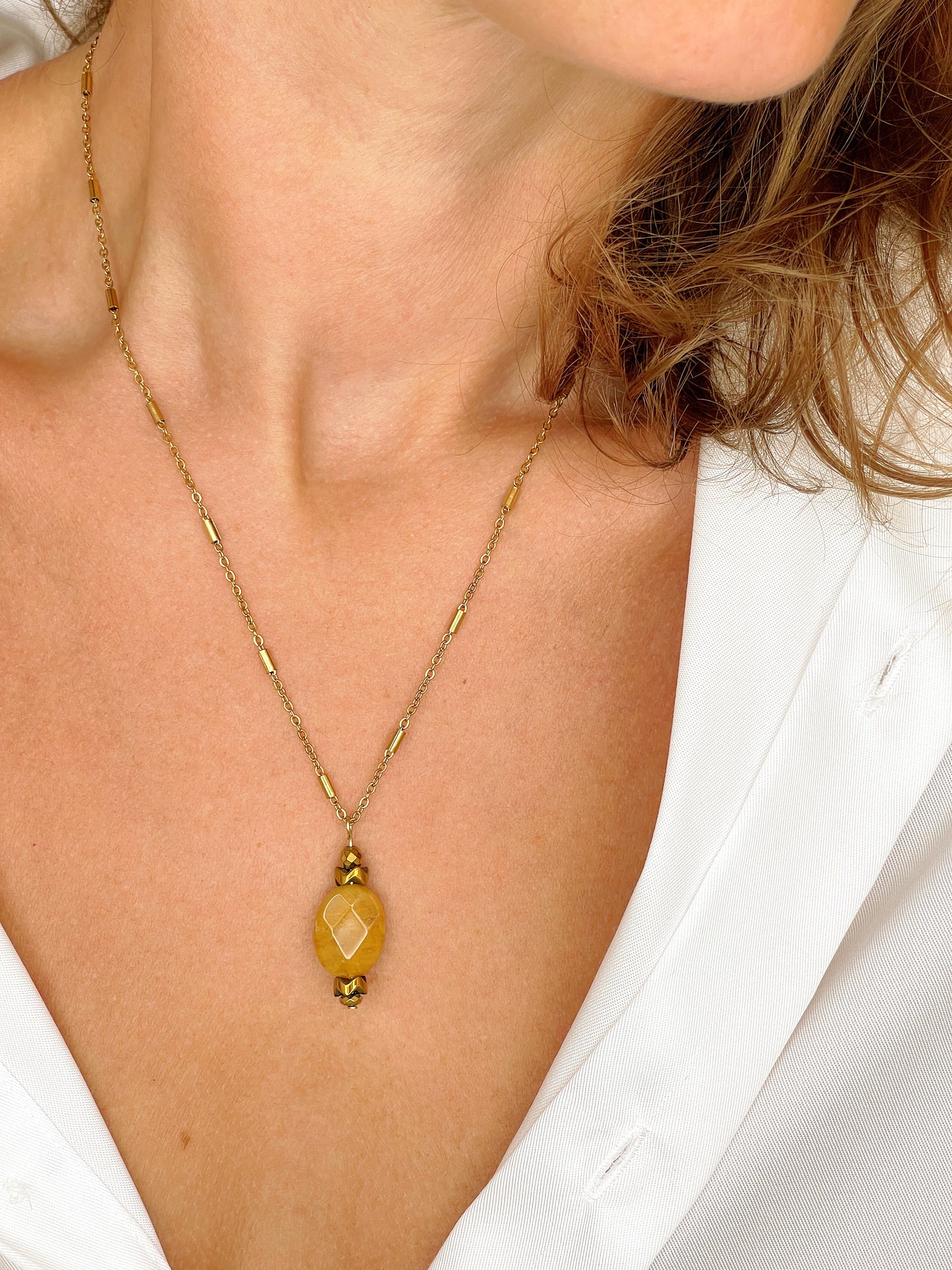 Collier LORETTE - Jade topaze