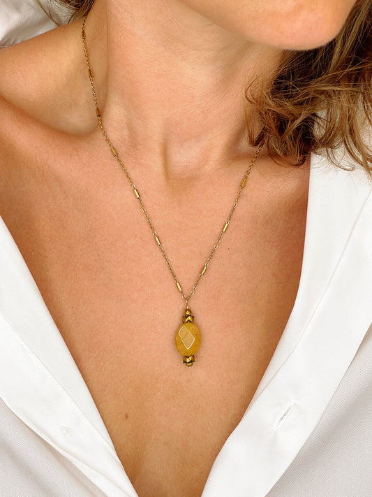 Collier LORETTE - Jade topaze