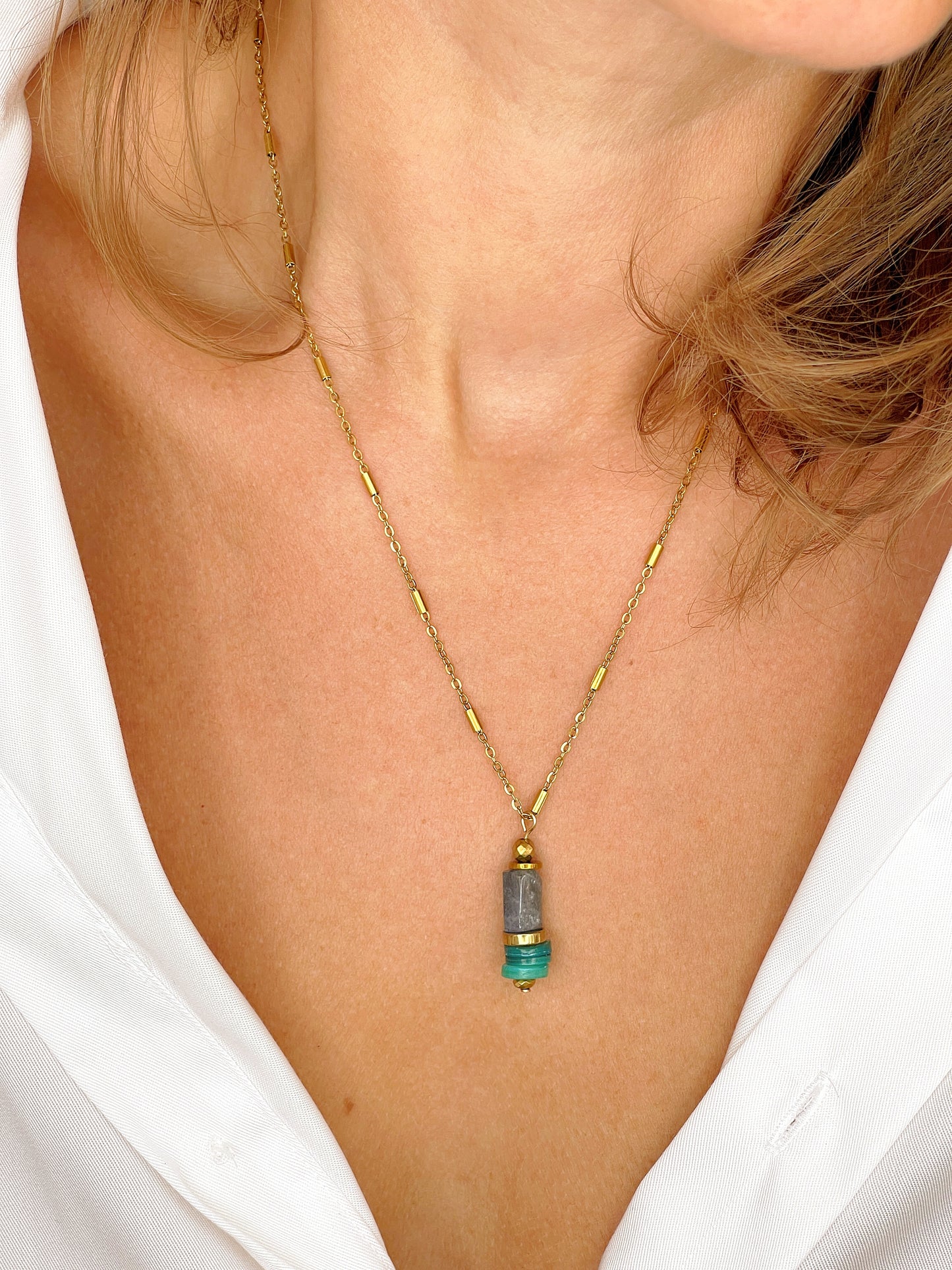 Collier LORETTE - Labradorite