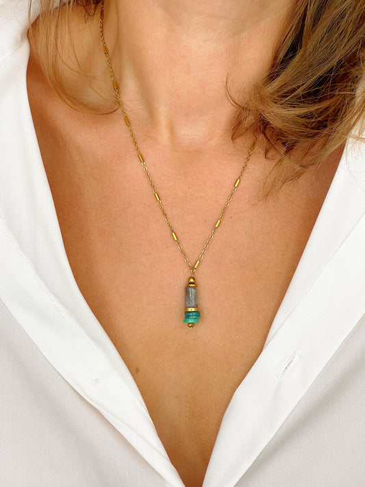 Collier LORETTE - Labradorite