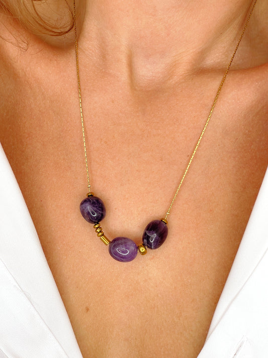 Collier TYAGONA - Améthyste