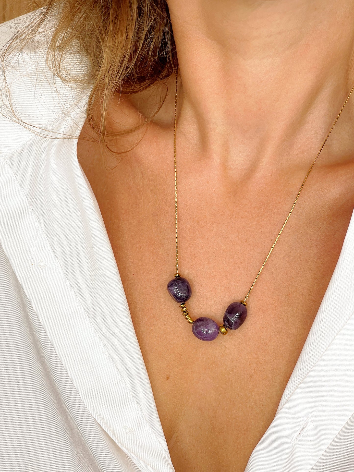Collier TYAGONA - Améthyste