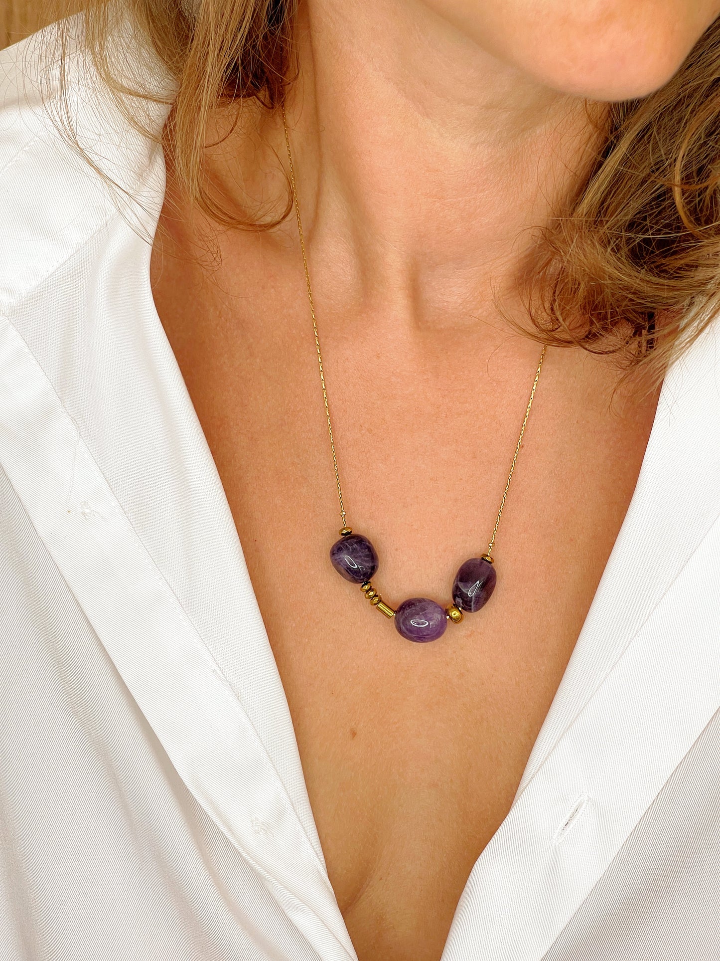 Collier TYAGONA - Améthyste