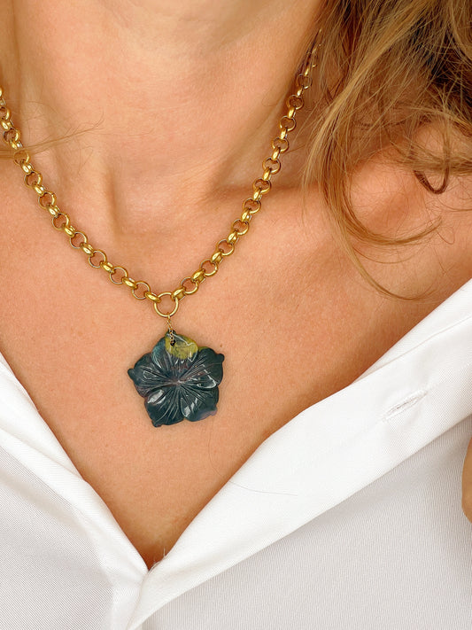 Collier TORA - Agate indienne