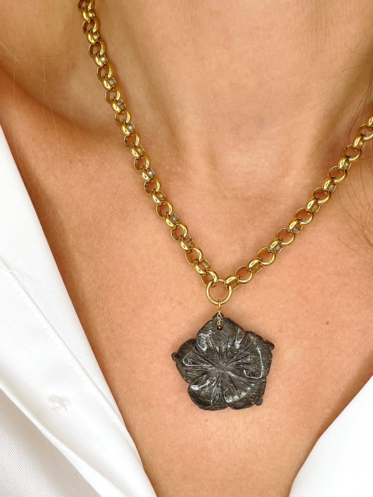 Collier TORA - Bronzite