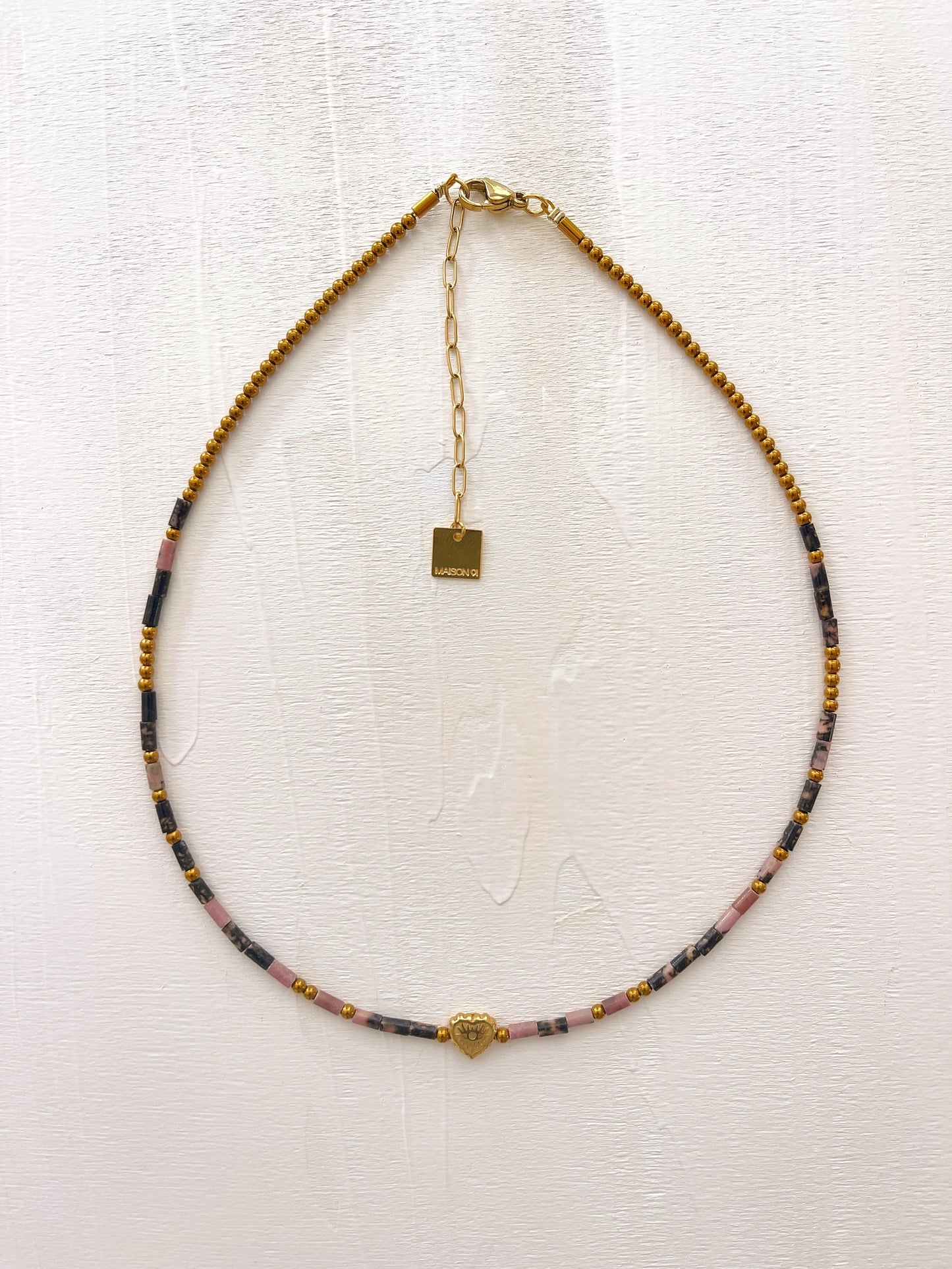Collier TARA - Rhodonite