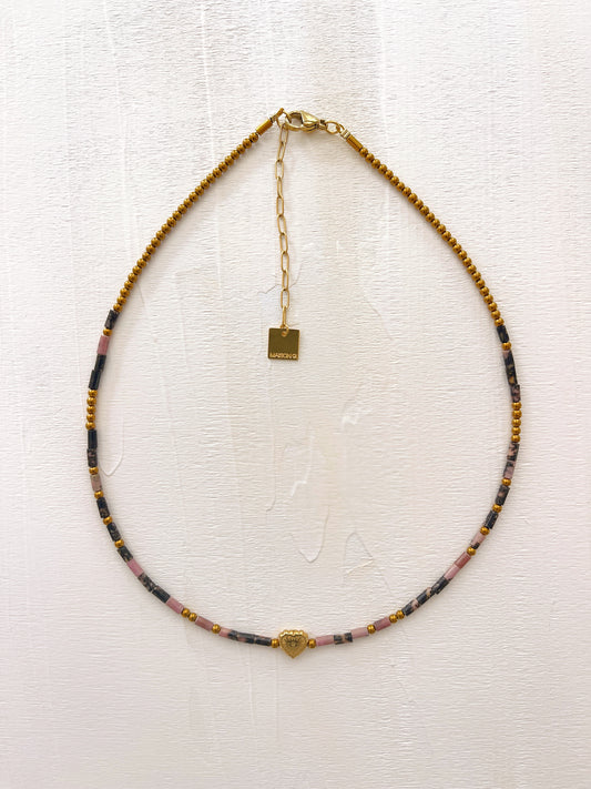 Collier TARA - Rhodonite