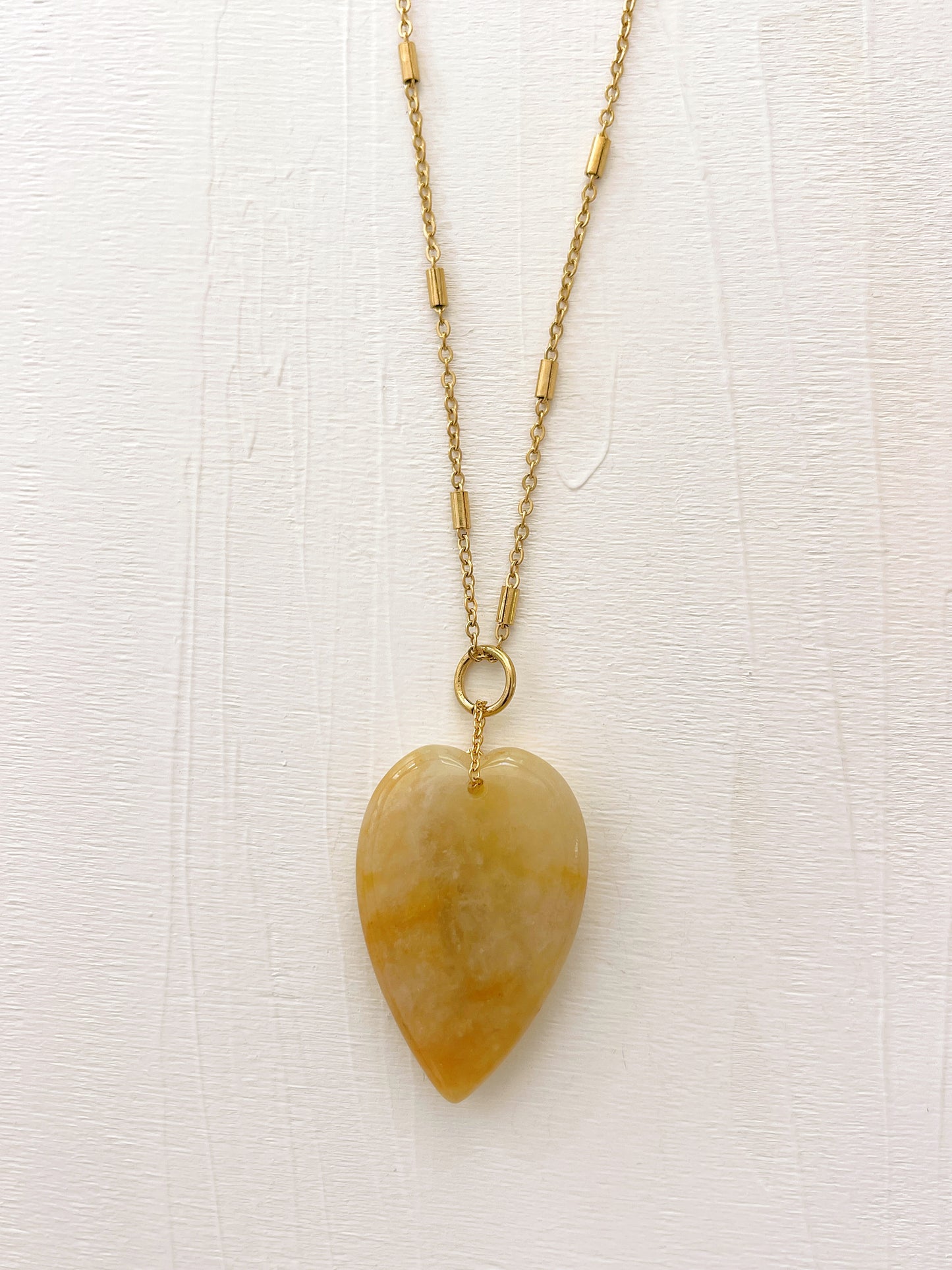 Collier SIXTINE - Aventurine jaune
