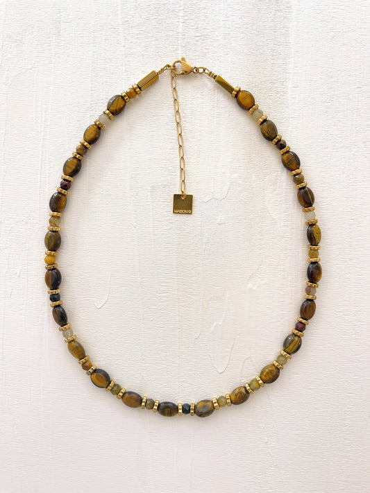 Collier TALINE - Oeil de tigre