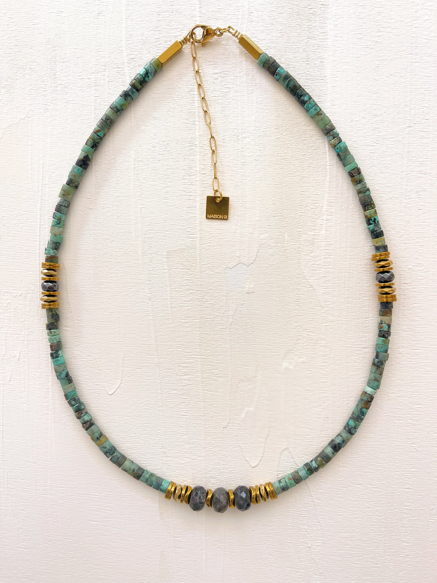 Collier JAHN - Turquoise africaine