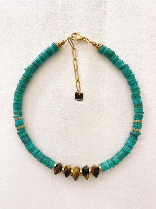 Collier THELMA - Emeraude