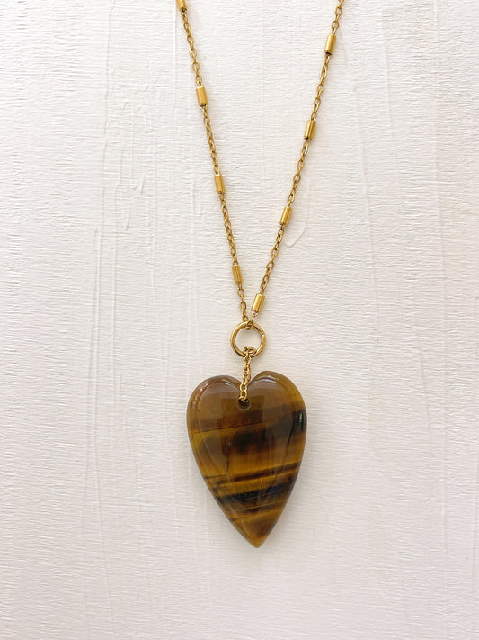 Collier SIXTINE - Oeil de tigre