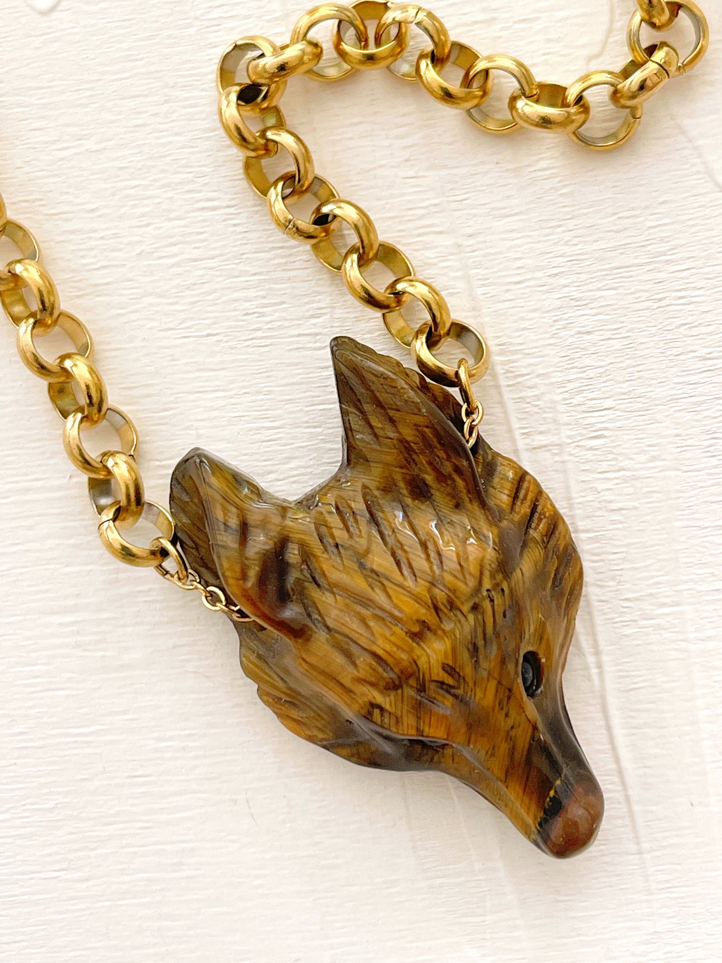 Collier ROCH - Oeil de tigre