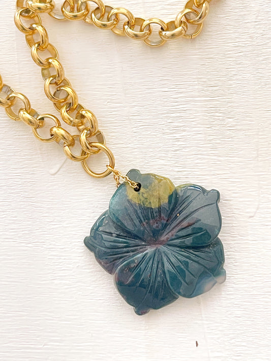 Collier TORA - Agate indienne