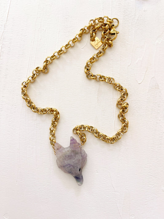 Collier ROCH - Fluorite