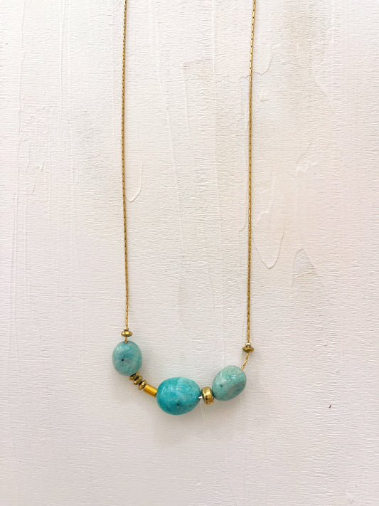Collier TYAGONA - Amazonite