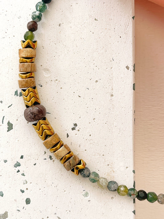 Bracelet OUMA - Agate indienne