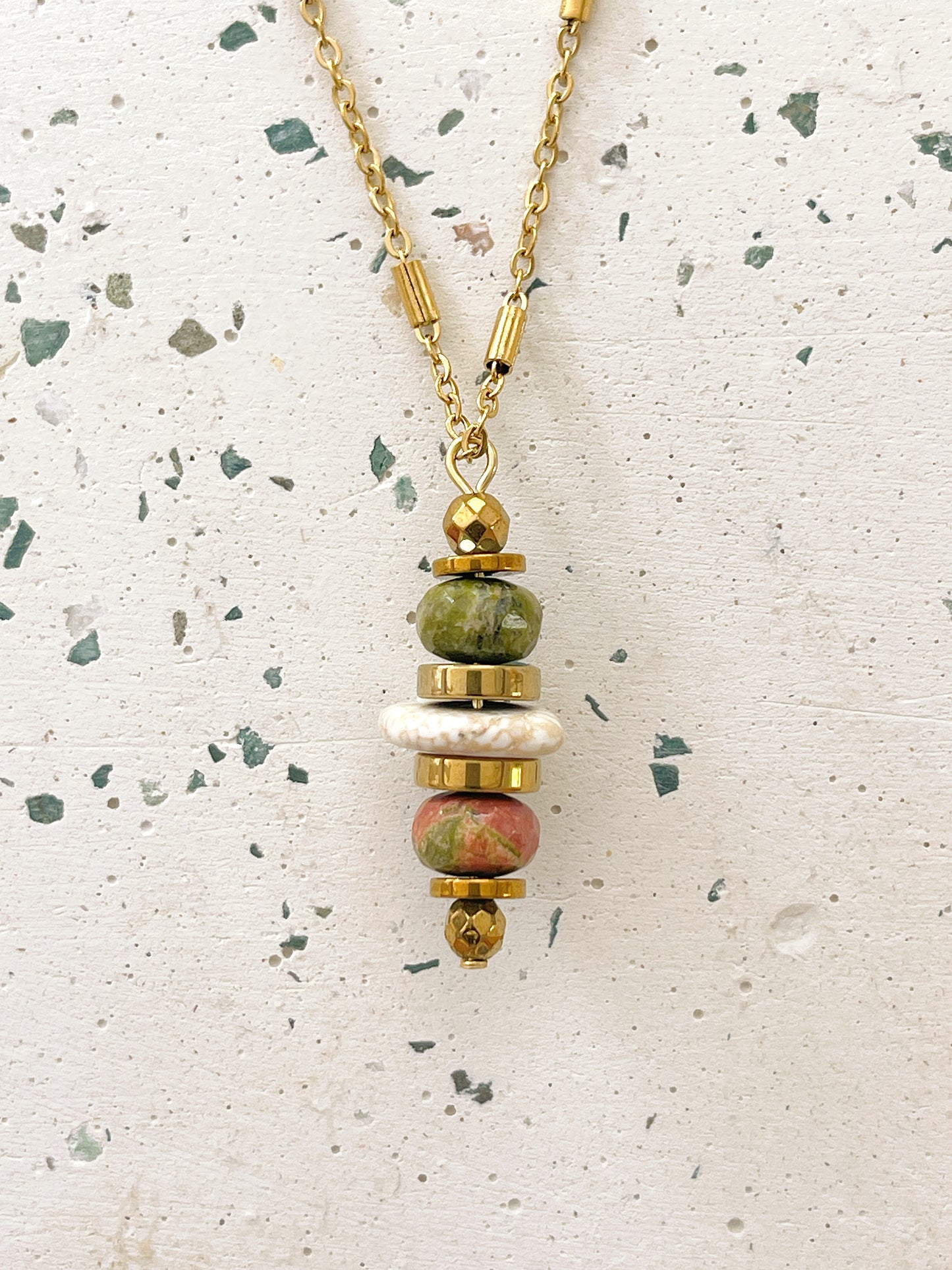 Collier LORETTE - Magnésite