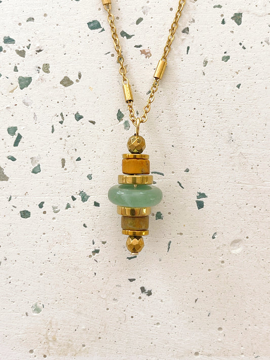 Collier LORETTE - Aventurine