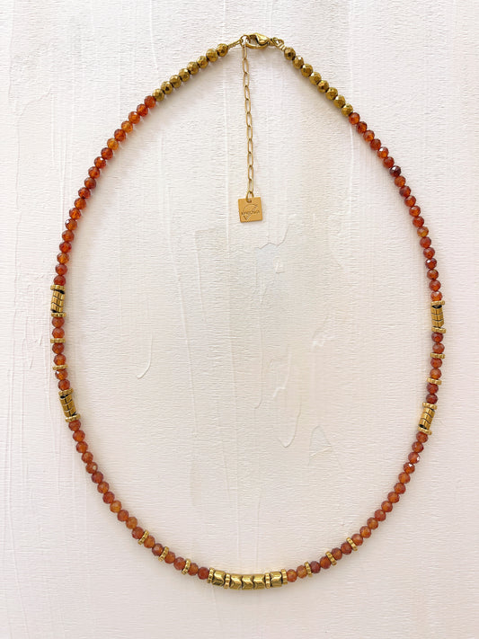Collier TANGUY - Grenat