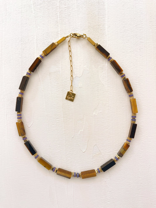 Collier THEOPHILE - Oeil de tigre