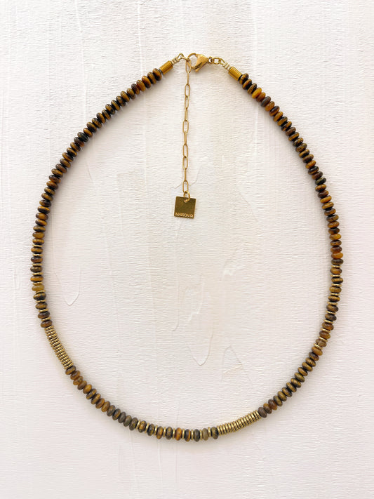 Collier TONIO - Oeil de tigre