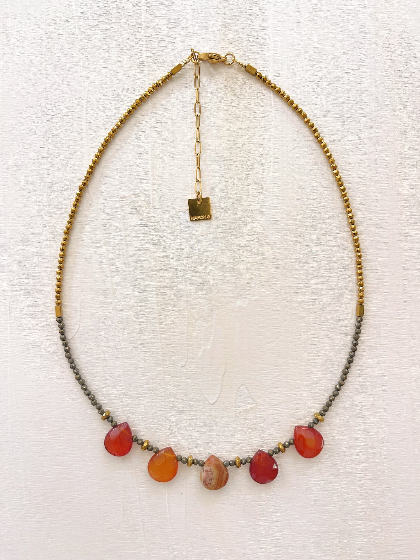Collier OLIVIA - Cornaline